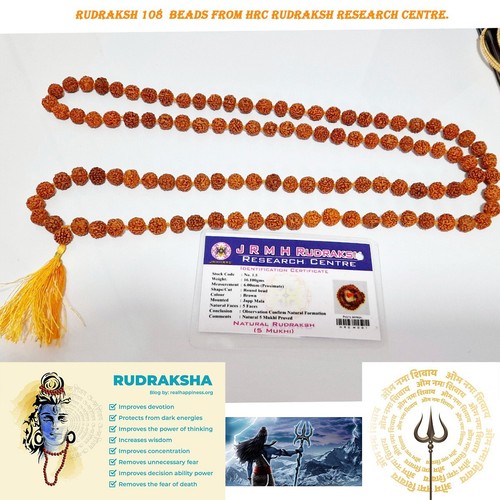 10mm rudraksha 108 - 10mm, beads