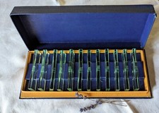 Set of 12 Art Deco Pale Green