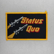 Status Quo Patch Original 80s Vintage Rock Band Merch