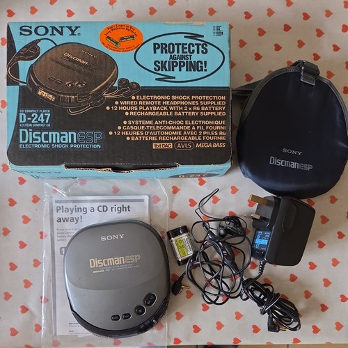 Sony discman 247 portable cd - sony,