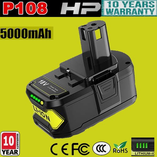 0ah for ryobi 18v - 5.0ah,