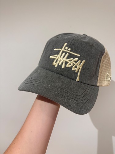 Stussy grey hat - hat,
