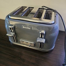 Breville VTT892  4 Slice Toaster - Grey and Chrome
