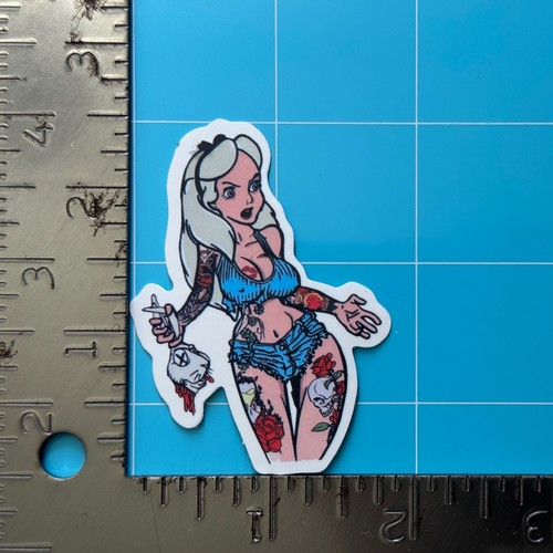 Halloween girl sticker evil - girl, (evil