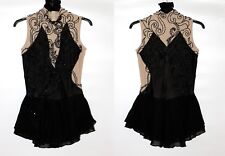 32" Age 13+ Ice Figure Test Skating dress/Dance leotard Baton Twirling Costume