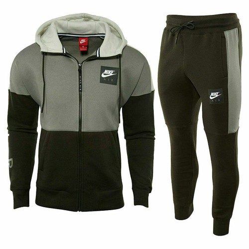 Nike mens tracksuit green air - mens,