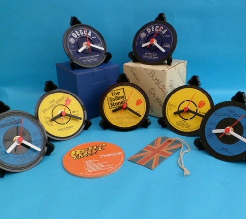 Rolling stones clocks desk - desk, top