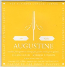 Augustine CLASSIC Gold  Label Medium Tension  Classical Guitar Strings