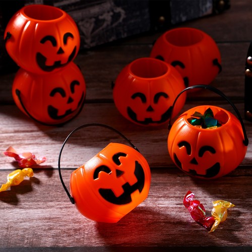 Halloween pumpkin bucket candy - pumpkin,