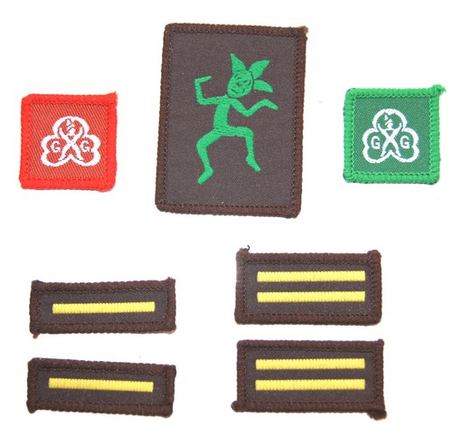 Older brownie badges inc - 7,