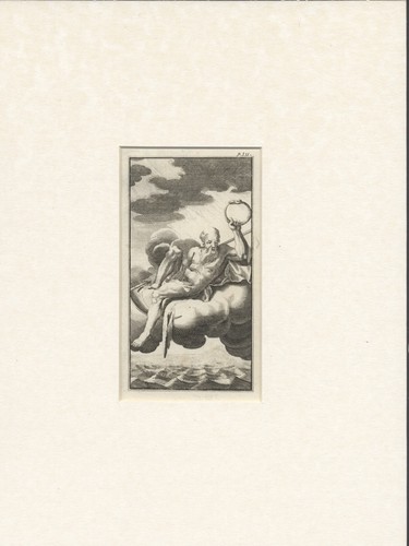Saturn copper engraving from - copper,