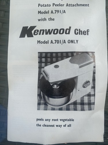 Kenwood chef potato peeler - kenwood,