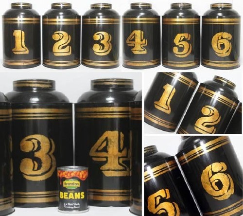 Set vintage numbered to - to, 6
