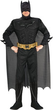 Rubie's Official DC Comics Dark Knight Rises Batman Adult Costume, Deluxe M 