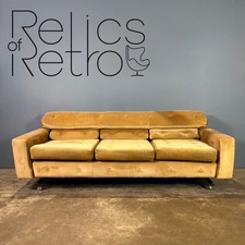 Three Seater Sofa Light Yellow