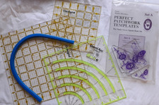 Omnigrid quilting rulers, Michell patchwork templates and tools bundle - destash