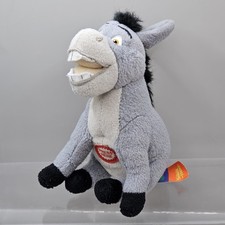 Shrek The Third Talking donkey Plush 2007 Dreamworks 6" (Not Working)