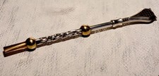Antique solid silver bombilla - solid,