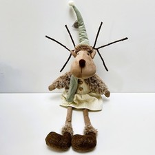 Tall Fabric Christmas Moose Shelf Sitter by Heaven Sends