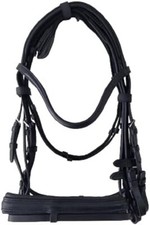 New Bridle Famous, Gr. Warmblood – black/Strasse-copper (COB) leather Bridle