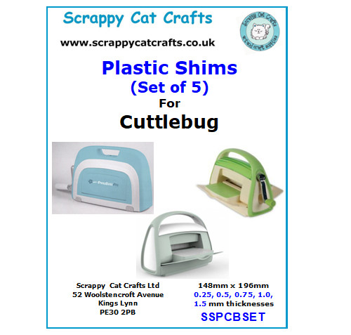 Plastic shims set - plastic, sized
