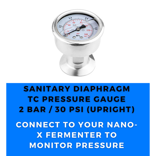 Sanitary diaphragm pressure - sanitary,