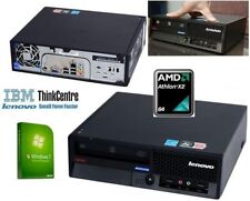 IBM ThinkCentre USFF Windows 7 PC Computer AMD Athlon X2 64 3GB >2TB 5 Year Wty!