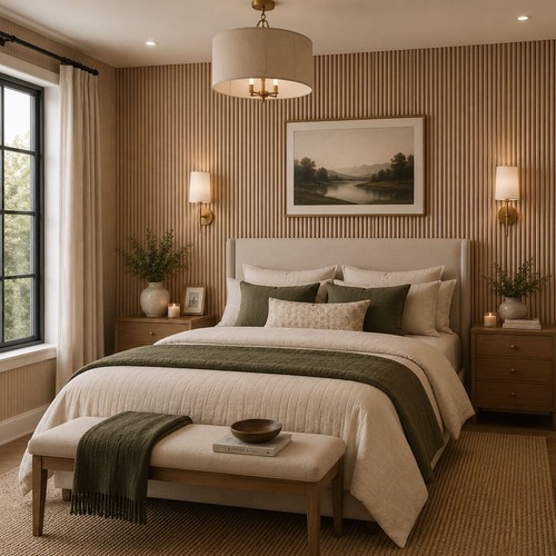 Large fluted wall panels - panels, in