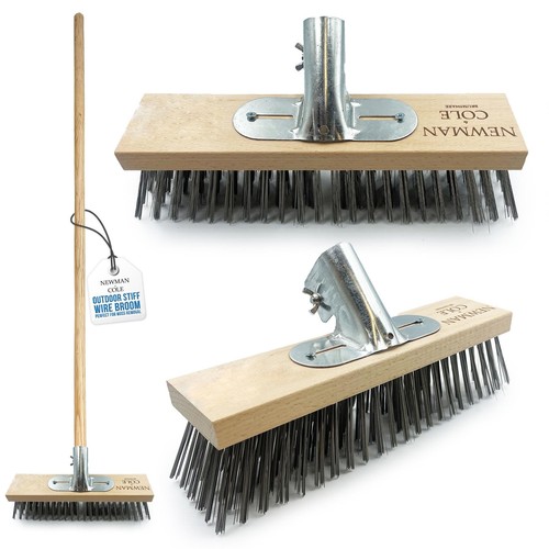 Wire yard broom - wire,