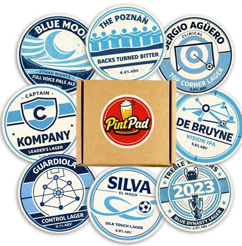 Manchester city football beer - manchester,