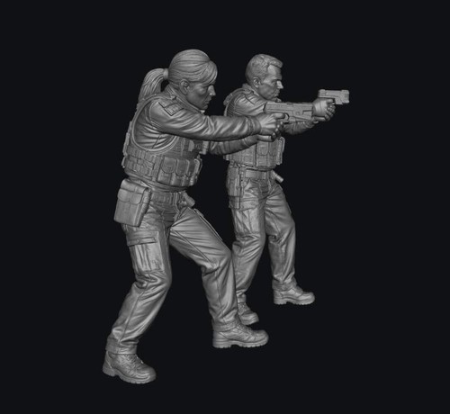 Sw9537 police officers with - sw9537,