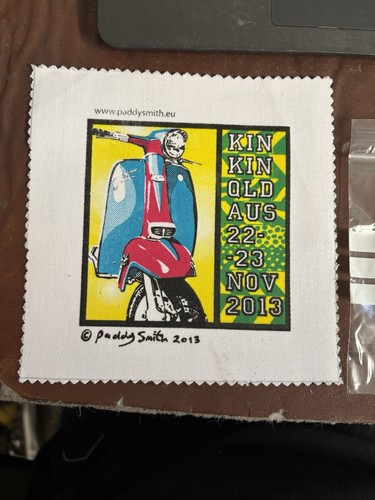 Scooter rally patch paddy - scooter,