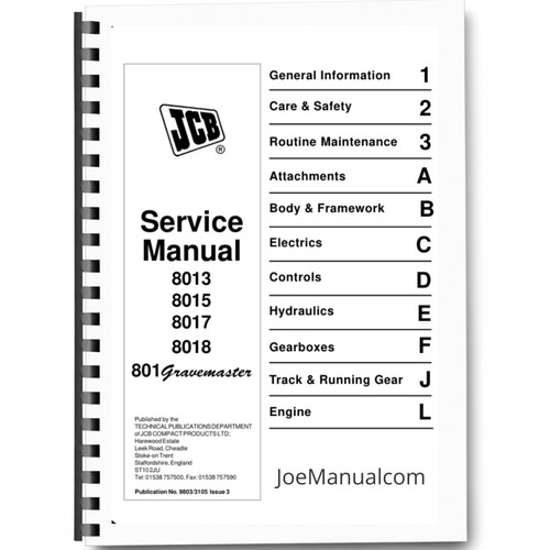 Jcb 8013 8015 8017 - 8013,