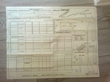MERCURY GNOME MODEL PLAN VINTAGE GLIDER