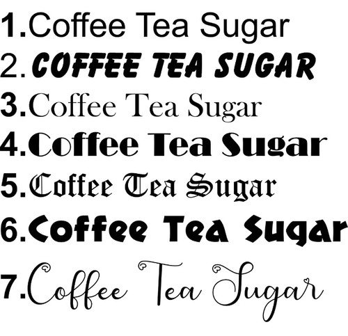Tea coffee sugar - tea,, coffee,