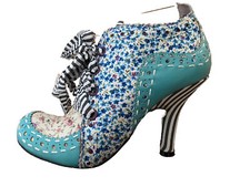 Irregular Choice Iced Gem Abigail Patch Work Bootees UK6 /EU39 (Preloved)