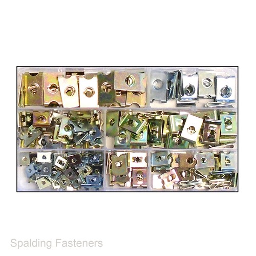 Zinc plated speed clips nuts - clips,