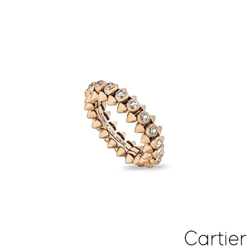 Cartier rose gold diamond - cartier,