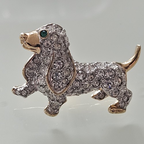 Vintage swarovski dachshund - vintage,
