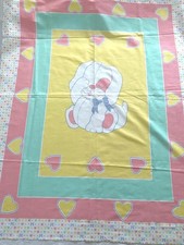 Vintage Cuddle Prints Fabri-Quilt Inc. Puppy Hearts Panel Cotton Fabric 90×116cm