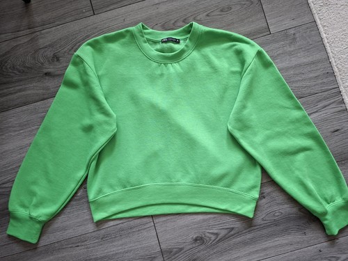 Zara women green cotton - zara,