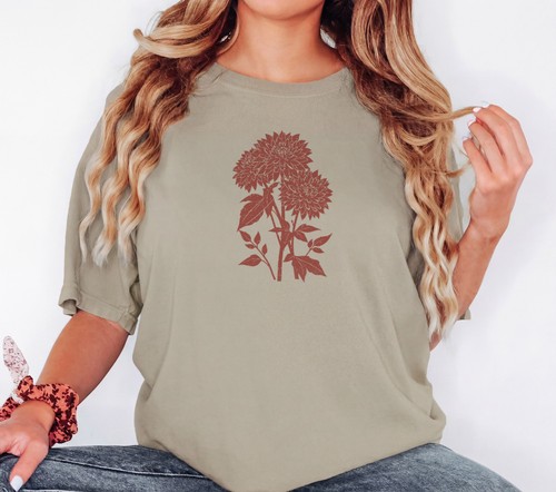 Dahlia season shirt botanical - shirt,