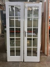 French Doors White Wooden