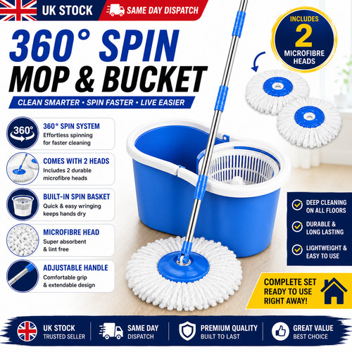 Spin mop 360 bucket - bucket, set