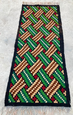 Vintage Traditional Handmade Beautiful Bargello Kilim Floor Rug Carpet 154x64 cm