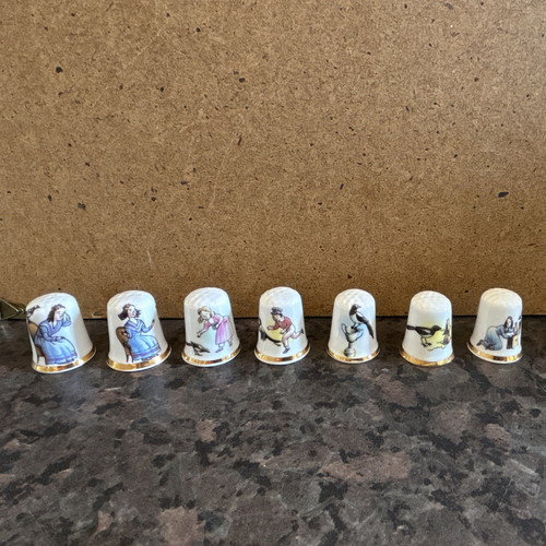 Fine bone china - fine, thimble
