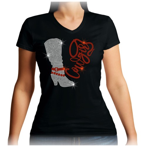 Neck cowgirls boots - cowgirls,