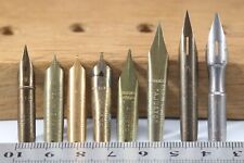 Vintage Geo W. Hughes Dip Pen Nibs, 28 Different Types, UK Seller