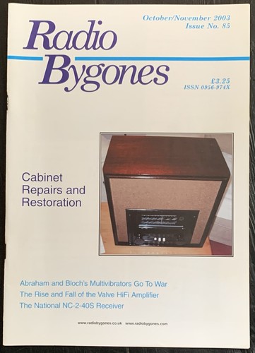 Vintage radio bygones issue - vintage,