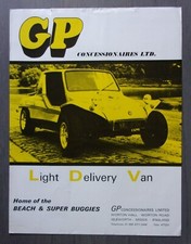 GP CONCESSIONAIRES LIGHT DELIVERY VAN orig 1977 UK Mkt Sales Leaflet Brochure